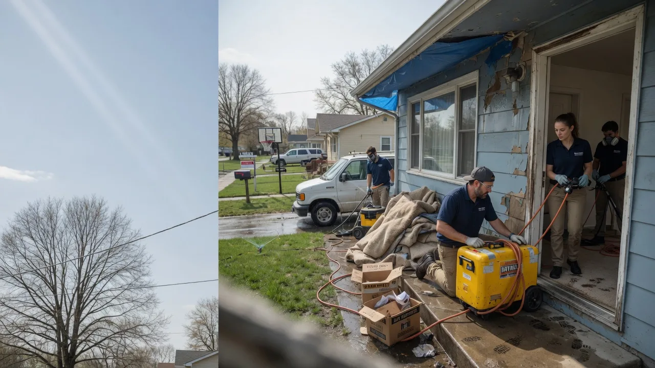 Basement Flood Cleanup in Lebanon, WI near me